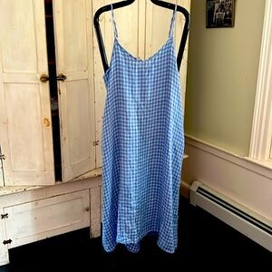 C.P. Shades linen gingham sundress